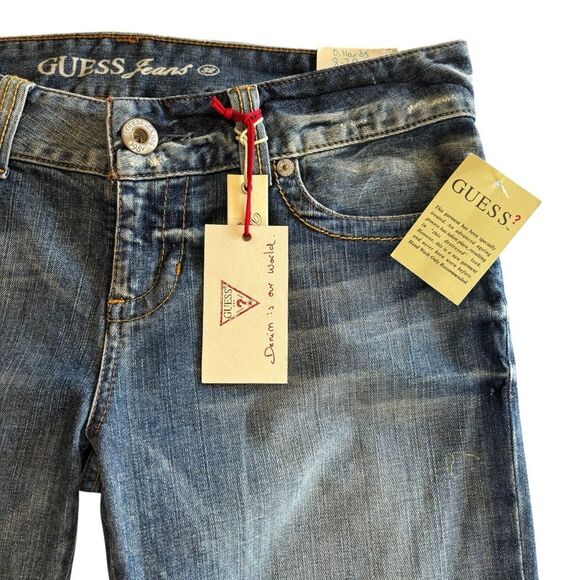 Guess Jeans Daredevil Skinny in Haley Wash Denim Jeans Size 32 Regular NEW - Picture 4 of 7